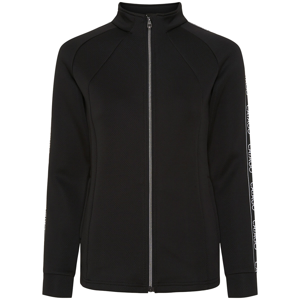 CATAGO Riona cardigan m. lynlås | Sort